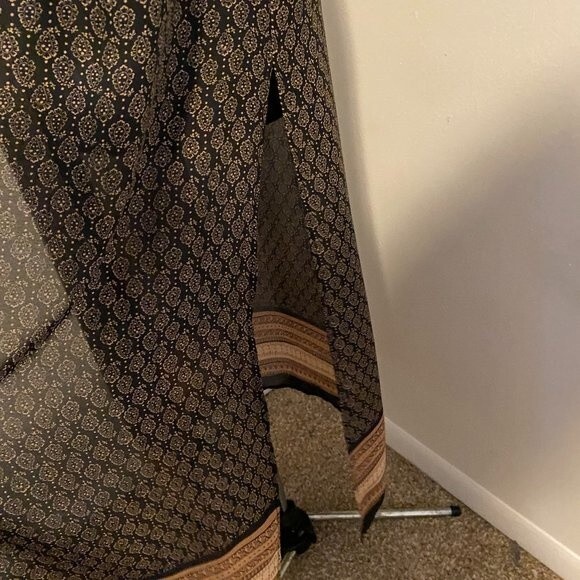 Sheri Martin Boho Sleeveless Geometric Vest/Tunic Women Size 10 - Picture 5 of 8